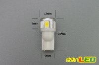 画像1: 5630SMD T10 6LEDバルブ 白色