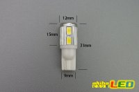 画像1: 5630SMD T10 10LEDバルブ 白色