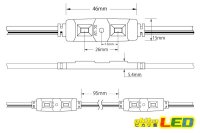 画像2: SAMSUNG 2LEDモジュール 電球色