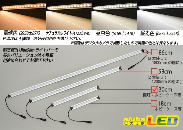 画像3: 超高演色ウルトラスリムライトバー 21LED/30cm (3)