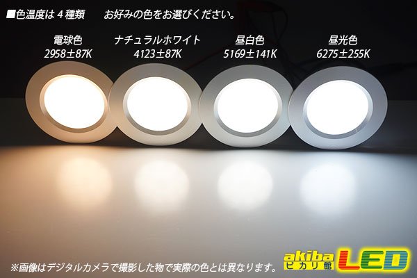画像3: 12V車用LEDダウンライト 3W 15LED (3)