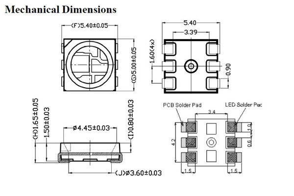 画像2: WS2815B NeoPixel RGB (2)
