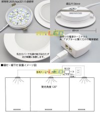 画像2: 埋込式LEDダウンライト 3W 15LED