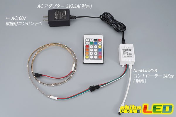 画像4: 超極細 3535NeoPixel MiniテープLED 1m/60LED (4)