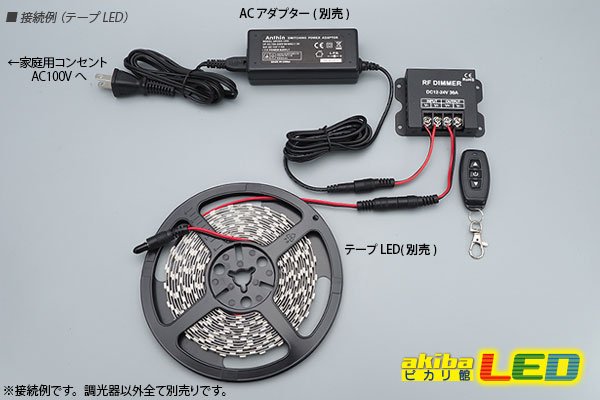 画像3: リモコン調光器 DC12-24V 30A (3)