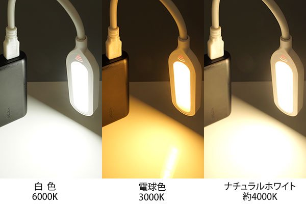 画像2: USBタッチ調光LEDライト (2)