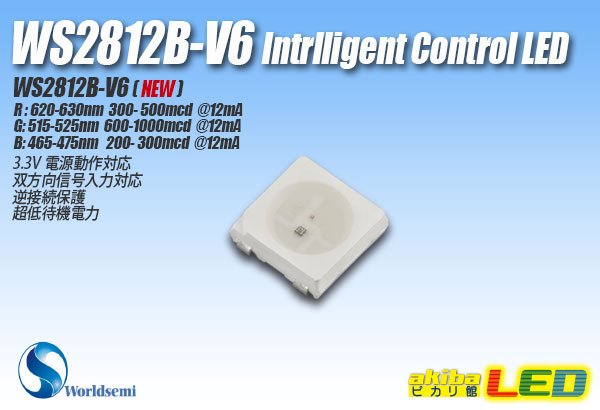 画像1: WS2812B-V6 NeoPixel RGB (1)