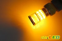 画像2: 3014 48SMD T20シングルバルブ 黄色