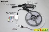 画像2: 5050テープLED 30LED/m シリコン防水 RGB 5m