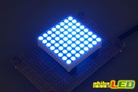 画像3: 8x8ドットマトリクスLED 32mm角 青色