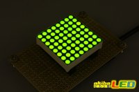 画像3: 8x8ドットマトリクスLED 32mm角 緑色