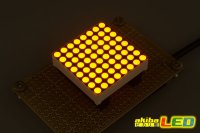 画像3: 8x8ドットマトリクスLED 32mm角 黄色