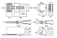 画像1: 細線用4Pコネクター SM-4P